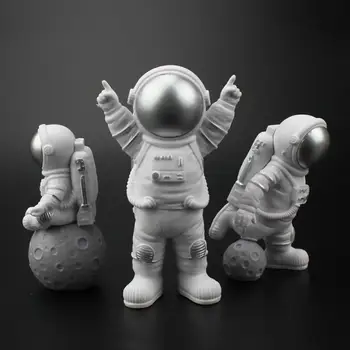 3pcs/set Spațiu Astronaut Toppers Tort de Astronaut Figurine Decoratiuni Durabil Moda Desert Decor Papusa Ornamente