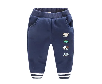 Băieții Plus de Catifea, pantaloni de Trening Îngroșat Caldura Pantaloni 2021 Iarna Noi de Îmbrăcăminte pentru Copii coreean de Desene animate de Animale Pantaloni de Catifea