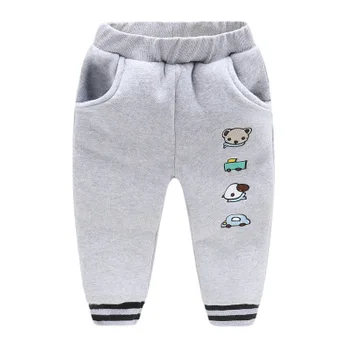 Băieții Plus de Catifea, pantaloni de Trening Îngroșat Caldura Pantaloni 2021 Iarna Noi de Îmbrăcăminte pentru Copii coreean de Desene animate de Animale Pantaloni de Catifea