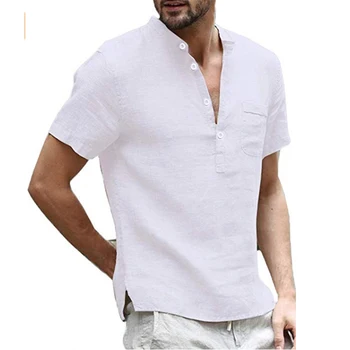 2021KB Vara Noi Bărbați cu Mânecă Scurtă T-shirt Bumbac și Lenjerie de Led-uri Casual pentru Bărbați T-shirt Cămașă de sex Masculin Respirabil S-3XL