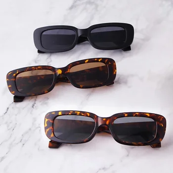 2021 Mic Pătrat ochelari de Soare Femei Vintage de Designer de Brand Retro Dreptunghiulară Femei Bărbați Ochelari de Soare Femei de sex Feminin Eyewears UV400