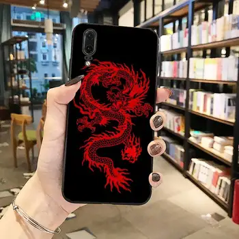 Dragon artă model de Telefon Caz Pentru Huawei honor Amice P 9 10 20 30 40 Pro 10i 7 8 x Lite nova 5t