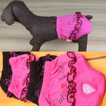 Câine De Companie Scutec Sanitare Fiziologice Pantaloni Lavabil Câine De Sex Feminin Pantaloni Scurți, Chiloți Menstruatiei Lenjerie De Companie Chiloți Pentru Câini De Sex Feminin