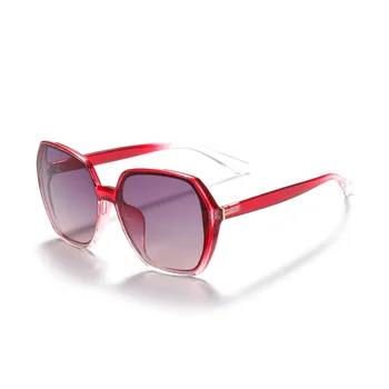 Transport gratuit 2021 Două gradient de culoare de moda 2021 retro ochelari de soare pentru barbati femei maro furnizori de epocă masca ochelari de soare