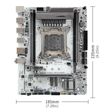 X99 placa de baza LGA 2011-3 cu dual M. 2 suportă patru channel DDR4 ECC/NON-ECC RAM E5 2678 V3 E5 2620 2650 V3 X99-K9
