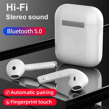 Original i12 tws Stereo Wireless 5.0 Cască Bluetooth Căști setul cu Cască Cu Încărcare Cutie Pentru iPhone și Android smartphone-uri Xiaomi
