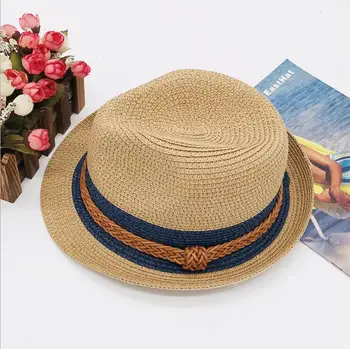 2021 Vara hârtie de paie pălărie Fedora pălărie ceara șir unisex pălărie cool frumos pălării pentru unisex palarie de soare pe plaja palarie fedora pălării, pălării de paie