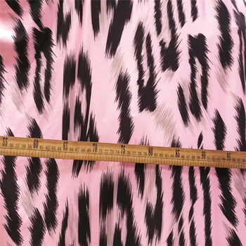 Bun Material Rochie Roz mare leopard de Imprimare 4 Moduri de Întindere Dans Tesatura de Cusut Material DIY T-shirt/dans Îmbrăcăminte Lat 150cm
