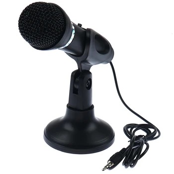 Universal Microfon de 3,5 mm Mufă Stereo de Acasă MICROFON Suport de birou Pentru YouTube/PC/Video/Skype Discuția Jocuri de Înregistrare Podcast