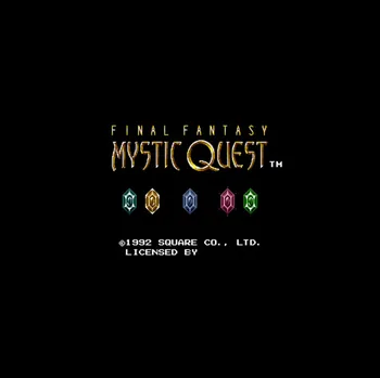 Final Fantasy - Mystic Quest 16 biți Mare Gri Carte de Joc Pentru statele UNITE ale americii NTSC Joc de Jucător