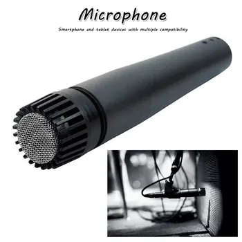 Microfon cu fir portabil microfon karaoke Capsulă Studio de Înregistrare SM57 Profesionale Pentru Amplificator Chitara, Tobe Instrumentele Dinamice