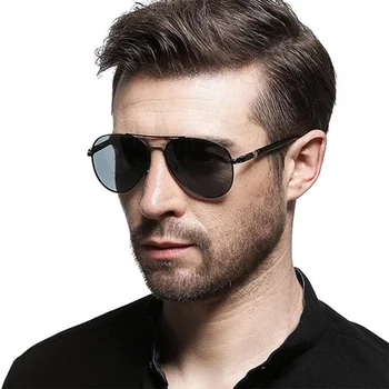 De lux pentru Bărbați ochelari de Soare Polarizat de Conducere Ochelari de Soare Pentru Barbati Femei de Brand Designer de sex Masculin Vintage Negru Pilot ochelari de Soare UV400
