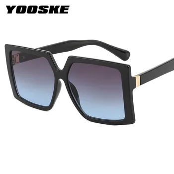 YOOSKE Brand de Epocă Pătrat ochelari de Soare pentru Femei de Moda Supradimensionat Ochelari de Soare de sex Feminin de sex Masculin în aer liber Ochelari de Bărbați Ochelari UV Metal