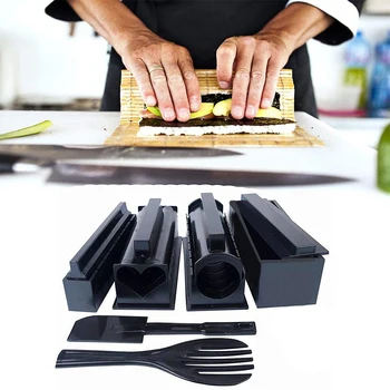 10buc/Set Sushi Maker Kit Echipamente,Orez Japonez Mingea Rola Tort Mucegai Sushi Multifuncțional de Mucegai a Face Sushi Instrumente
