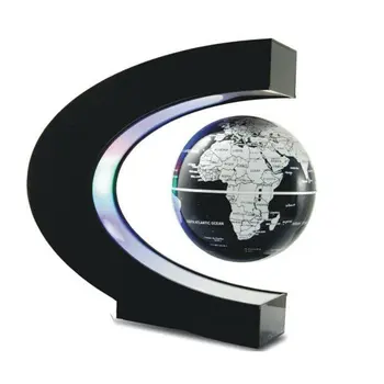 LED Harta Lumii Levitatie Magnetica Plutitoare Glob de Lumina de Noapte Office Acasă Electronic Anti Gravity Ball Lampa de Noutate Decor