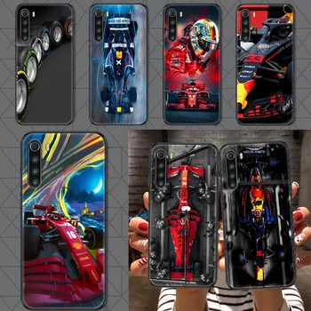 Rece Formula 1 Masina de Curse F1 Telefon caz Pentru Xiaomi Redmi Nota 7 7A 8 8T 9 9 9 10 K30 Pro Ultra negru soft shell silicon funda