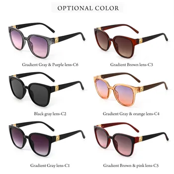 Ochelari de soare noi personalizate full frame pentru ambele bărbați și femei ochelari de soare de culoare două anti ultraviolete avant garde ochelari de Soare UV400