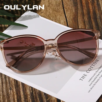 Oulylan Femei Polarizat ochelari de Soare Brand de Lux de Designer Ochi de Pisica Ochelari de Soare Doamnelor de Epocă Clasic Gradient de Ochelari de soare UV400