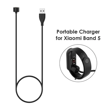 50cm/20 inch Cablu de Încărcare Magnetic Inteligent brățară Brățară pentru Xiaomi Mi Band 5 USB Încărcător Cablu Adaptor Încărcător de Sârmă
