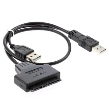Vinde fierbinte USB 2.0 La SATA 7+15 Pin 22Pin Cablu Adaptor Pentru HDD 2.5