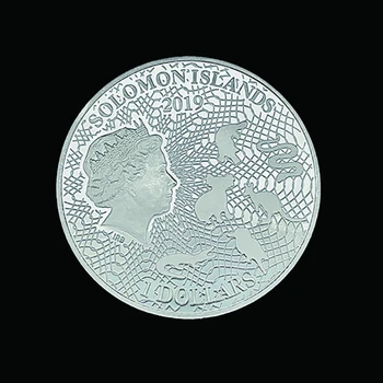 2019 Insulele SoloMon Maro Sarpe 1OZ Comemorative de Argint, Monede de Colecție Pentru Colectia de Cadouri de Afaceri