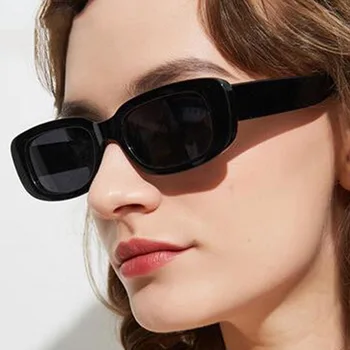 2021 Nou Mic Dreptunghi ochelari de Soare Femei Vintage de Designer de Brand Pătrat Ochelari de Soare Nuante de sex Feminin UV400 D1612