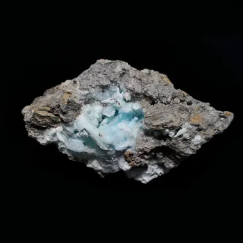 B3-2 Albastru Natural Aragonit Specimene De Colecție Cadou Natural Albastru Aragonit Cristale Minerale Din Provincia Sichuan, China