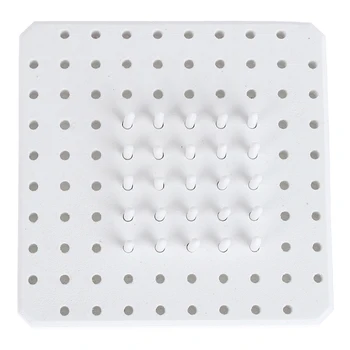 1 Pad +60 Cuie + 1 Cutie De Plastic Ceramice Refractare Pad Suport De Unghii Rezistent La Temperaturi Ridicate Ceramica Instrumente