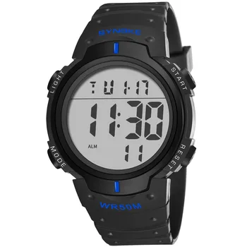 SYNOKE 9668 Bărbați Ceasuri Sport Chronos Numărătoarea inversă Bărbați Ceas cu LED-uri Impermeabil Ceas Digital Omul Ceas Electronic Relogio Masculino