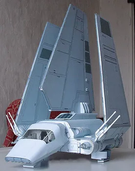 3D Model din Hârtie Nave spațiale Imperiul Lambda Transfer de Avion Jucării realizate Manual