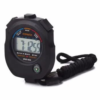 Rezistent la apa Cronometru Digital Metal 1/1000 Secunde Portabile Display LCD Cronograf în aer Liber Contra Cronometru Ceas Sport Relogio
