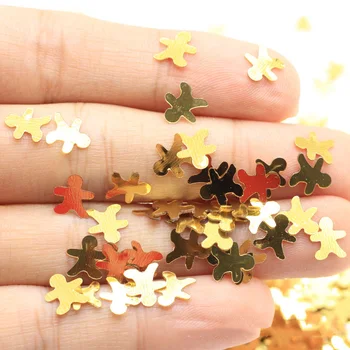 20g PVC Aur turtă dulce Om Paillettes Paiete pentru Meserii Glitter Nails Art Decor de Crăciun DIY Accesorii Confetti 7mm