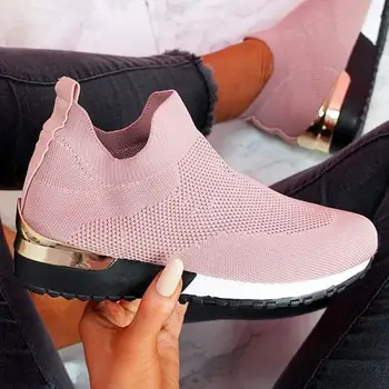 Adidas Femei Platforma Adidasi Pantofi pentru Femei 2021 Vara Casual Pantofi ochiurilor de Plasă Respirabil Doamnelor Pantofi de Mers pe jos de sex Feminin Mocasini