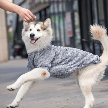 Mare Câine Haine de Iarnă Pulover Mari 3XL-9XL Dimensiunea Îmbrăcăminte pentru animale de Companie Golden Retriever Câine Haine Tricou Pentru Caini Animale de companie Costum
