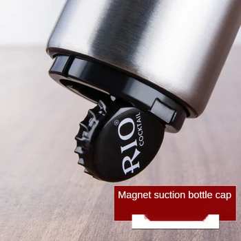 1 buc Magnetic Automată Bere Deschizator de Sticle de Vin din Oțel Inoxidabil Deschidere Portabil Bara de instrumente Gadget-uri de Bucătărie Partid Cadou