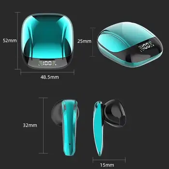 TWS 5.0 compatibil Bluetooth Căști 9D Stereo Hifi Modul de Joc de Sport rezistent la apa Casti Wireless Cu Microfon Pentru Telefoane