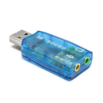 Adaptor Audio 3D placa de Sunet 5.1 USB La 3.5 mm, Microfon, Căști, Adaptor Canal Jack Căști Accesorii PC Pentru Laptop Stereo J0R8