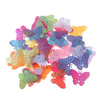 30g Perforate Fluture Lentejuelas/Vrac Paiete Paillette Ambarcațiuni de Cusut Pentru Decorarea Îmbrăcăminte de Pânză Broderie Accesorii