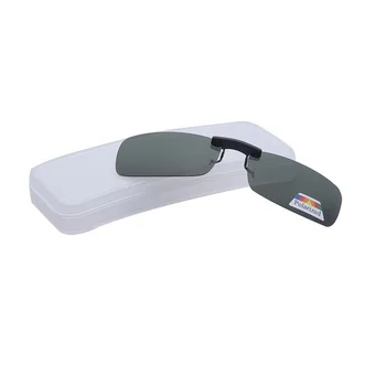Uv400 ochelari de Soare Polarizati Clip Pe Flip-up de Conducere de Zi Ochelari de vedere de Noapte Lentila Moda Retro Ochelari de Soare Barbati Femei Ochelari de vedere