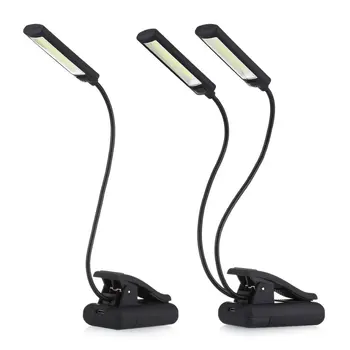 Single/Double Cap USB Flexibil LED Clip de Citire de Noapte Lumina de Carte Birou Lampă de Masă Pentru Biroul de Acasă Dormitor Laptop Cadouri