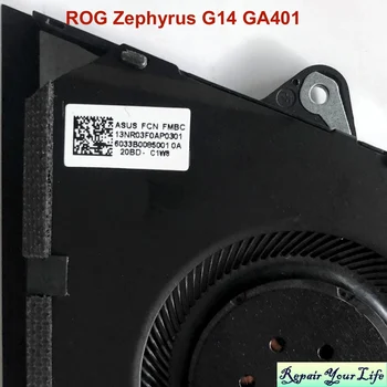 CPU Cooler Radiator 12v Ventilator Pentru PC, Ventilatoare de Răcire pentru ASUS GA401 GA401i GA401ii iv ROG Zephyrus G14 DFSCK22105182H DFSCK22105181H