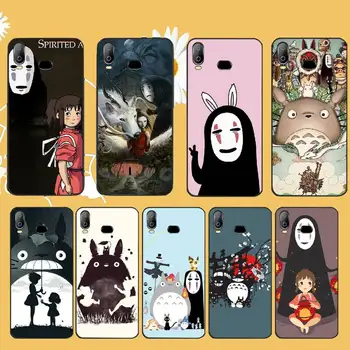 PENGHUWAN Totoro Chihiro Ghibli Miyazaki Anime Coque Shell Caz de Telefon Pentru Samsung A10 A20 A30 A40 A50 A70 A71 A51 A6 A8 2018