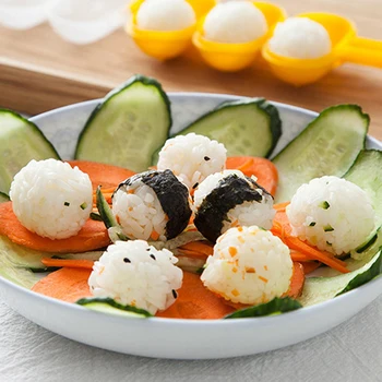 1set Creativitatea Minge de Orez Matrite (Lingura+Mucegai) DIY Sushi Maker Onigiri Orez Mucegai Bucătărie a Face Sushi Instrumente Bento Accesorii