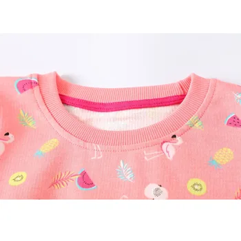 2021 Toamna Iarna Noi Noi pentru Copii T-shirt de Desene animate Drăguț Maneca Lunga Pulover Haine Copii Fete Tricou Copii Hanorac Tunica