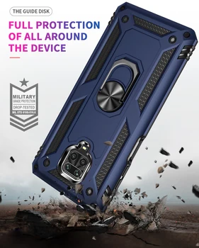 De lux Armura Cu Inel Suport Magnetic Telefon Caz Pentru Xiaomi Juca Redmi Notă K20 7 8T 9T 9 SE 7A 8 10 CC9 A3 CC9E Pro Lite Caz