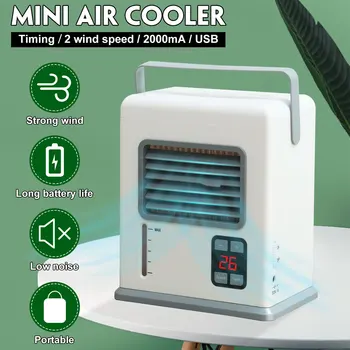 Desktop portabil Racire cu Aer Condiționat Purificator de 2000 ma de Aer Conditionat Mini Ventilator de Aer mai rece Umidificator Pentru Casa Birou
