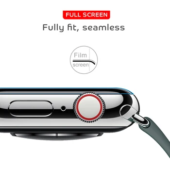 Hidrogel Ecran de Film Protector Pentru Apple Watch 6 5 40mm 44mm Acoperire Completă Folie de Protectie Pentru Iwatch 5 6 40MM 44MM nu de sticla
