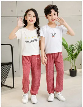 Noi Vânzarea Cu Amănuntul Pantaloni De Bumbac Pentru 5 6 7 8 9 10 Ani Băieți Fete Casual Sport Pantaloni De Jogging Pentru Sugari Garcon Copii Pantaloni Copii