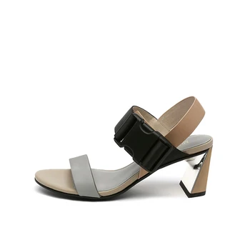 Mixt Color Gladiator Incaltaminte Femei Sandale de Vară 6 cm Pantofi cu Toc Femeie Sandalias Mujer HL156 MUYISEXI