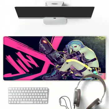 Frumos League of Legends Jinx Gaming Mouse Pad Gamer Tastatura Maus Pad Birou Mouse-ul Mat de Joc Accesorii Pentru Overwatch